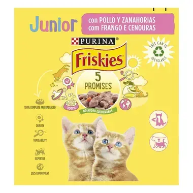 Comida Húmida para Gatinho FRISKIES JUNIOR em Molho Frango | PURINA