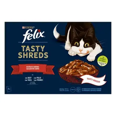 Tasty Shreds Seleção do Campo Vaca e Frango