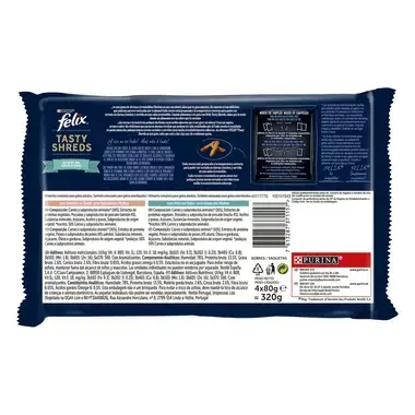 Tasty Shreds Seleção de Peixes Atum e Salmão