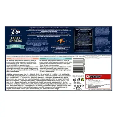 Tasty Shreds Seleção de Peixes Atum e Salmão