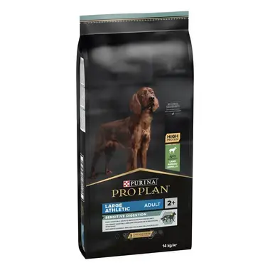 PRO PLAN Cão Grande Atlético Adulto com Digestão Sensível Rico em Borrego