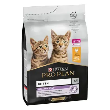 PRO PLAN Kitten | Gatinhos 1-12 meses HEALTHY START Rico em Frango