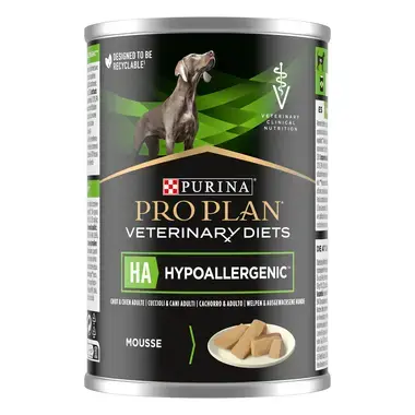 PRO PLAN VETERINARY DIETS Canine HA Hypoallergenic Mousse