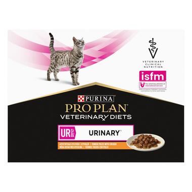 PRO PLAN VETERINARY DIETS Feline UR St/Ox Urinary Saquetas com Frango