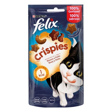 Felix Crispies Aromatizado com Vaca e Frango