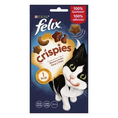 Felix Crispies Aromatizado com Vaca e Frango