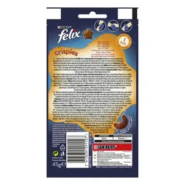Felix Crispies Aromatizado com Vaca e Frango