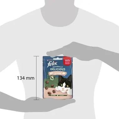 FELIX Naturally Delicious Rico em Salmão com um toque de Espinafres