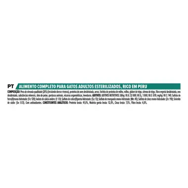 PRO PLAN Esterilizado Adulto 1+ RENAL PLUS Rico em Peru