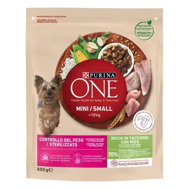 PURINA ONE Mini/Small Especial Controlo de Peso - Rico em Peru