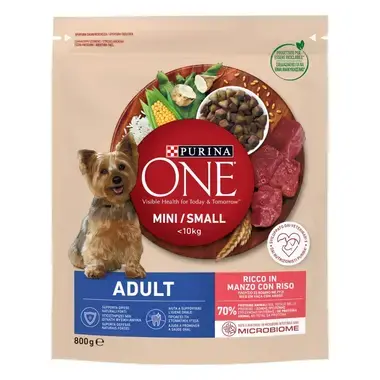 PURINA ONE Mini/Small Adulto - Rico em Vaca