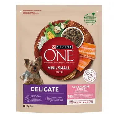 PURINA ONE Mini/Small Especial Digestão Sensível - Rico em Salmão