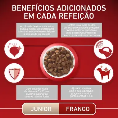 PURINA ONE Medium/Maxi Junior - Rico em Frango
