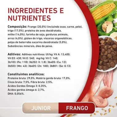 PURINA ONE Medium/Maxi Junior - Rico em Frango