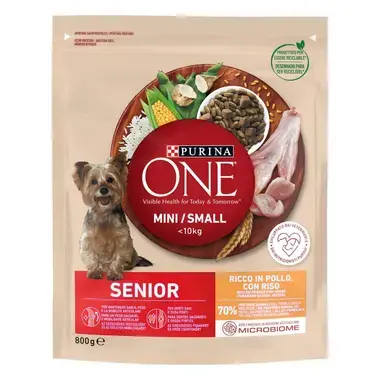 PURINA ONE Mini/Small Senior + de 8 Anos - Rico em Frango