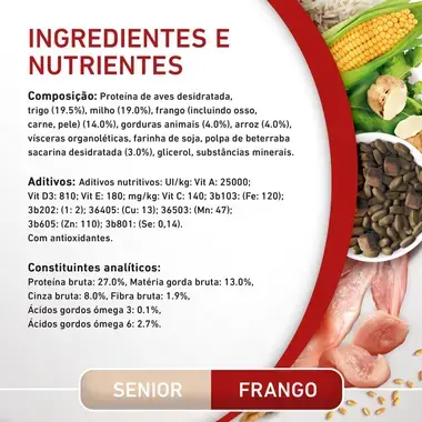 PURINA ONE Mini/Small Senior + de 8 Anos - Rico em Frango