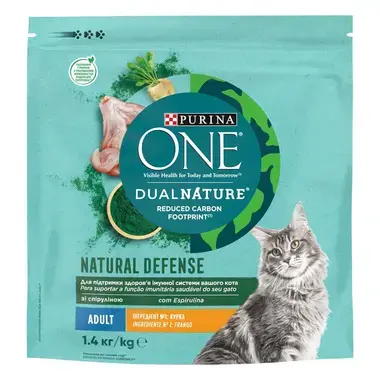 Purina ONE® Dual Nature Adult Frango com Espirulina