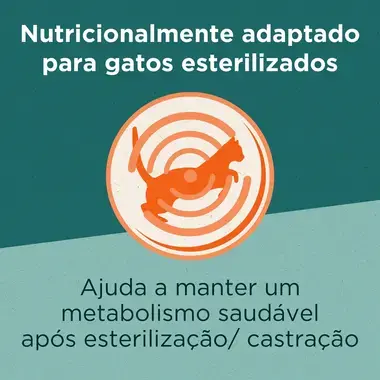 Purina ONE® Dual Nature Sterilcat Salmão com Espirulina
