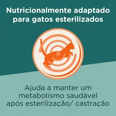 Purina ONE® Dual Nature Sterilcat Vaca com Espirulina