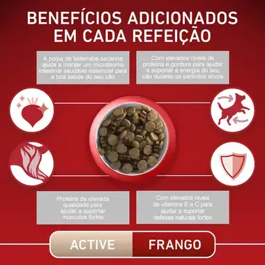 PURINA ONE Medium/Maxi Active - Rico em Frango