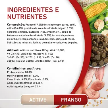 PURINA ONE Medium/Maxi Active - Rico em Frango