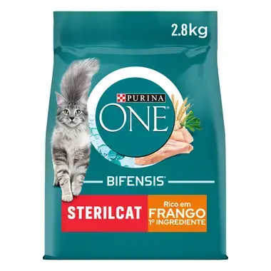 PURINA ONE Sterilcat - Rico em Frango e Cereais Integrais