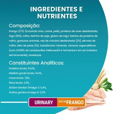 PURINA ONE Urinary Care - Rico em Frango e Trigo