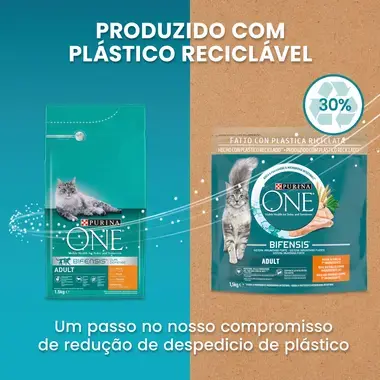 PURINA ONE Adult - Rico em Frango e Cereais Integrais