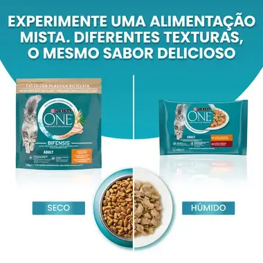 PURINA ONE Adult - Rico em Frango e Cereais Integrais
