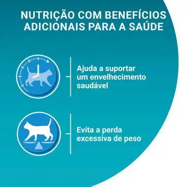 PURINA ONE Senior 11+, Rico em Frango e Cereais Integrais
