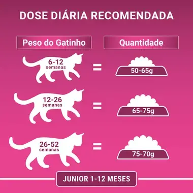 PURINA ONE Junior 1-12 meses - Rico em Frango com Cereais Integrais
