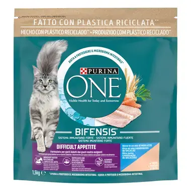 PURINA ONE - Apetite Difícil Rico em Bacalhau e Truta
