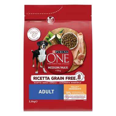 Purina ONE® Medium/Maxi Adult Grain Free Frango