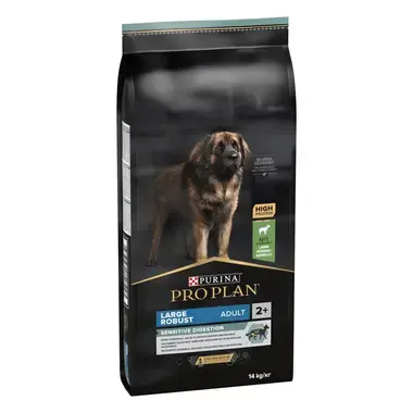 PRO PLAN Cão Adulto Porte Grande e Robusto Digestão Senstível Rico em Borrego