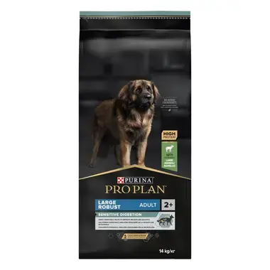 PRO PLAN Cão Adulto Porte Grande e Robusto Digestão Senstível Rico em Borrego