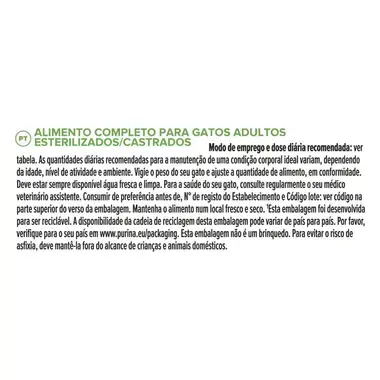 PRO PLAN ACTI-PROTECT Sterilised Rico em Salmão