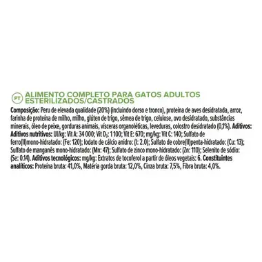 PRO PLAN ACTI-PROTECT Sterilised Rico em Peru