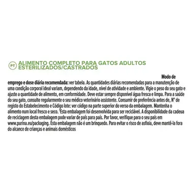 PRO PLAN ACTI-PROTECT Sterilised Rico em Peru