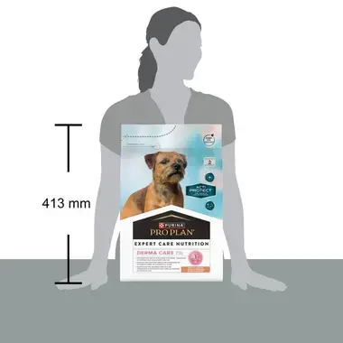 PRO PLAN ACTI-PROTECT Small & Mini Puppy / Pequeno & Mini Derma Care Rico em Salmão