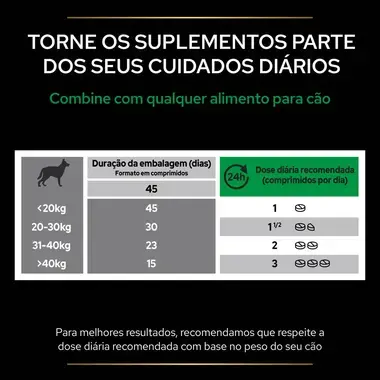 PRO PLAN® Natural Defences+ | Defesas Naturais Suplemento em comprimidos para cão