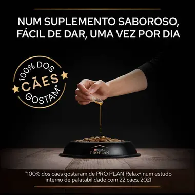 PRO PLAN® Cat Relax + Suplemento em óleo para cão