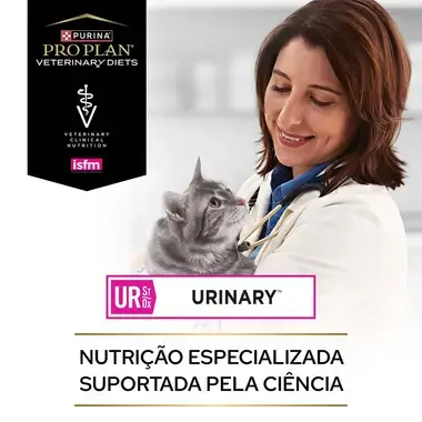 PRO PLAN VETERINARY DIETS Feline UR St/Ox Urinary com Peixe do Oceano