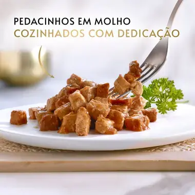 GOURMET Gold Pedacinhos em Molho com Salmão e Frango