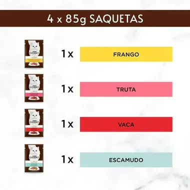 GOURMET A La Carte Receitas do Chef - Frango, Truta, Vaca e Escamudo