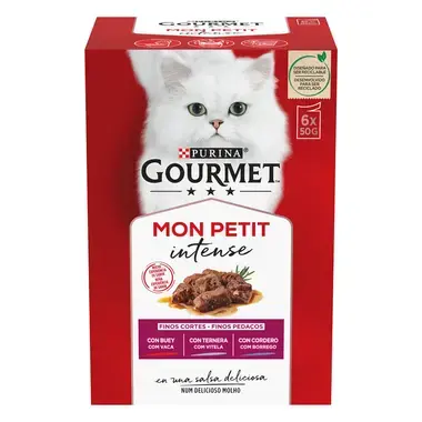 GOURMET Mon Petit Intense - Vaca, Vitela e Borrego