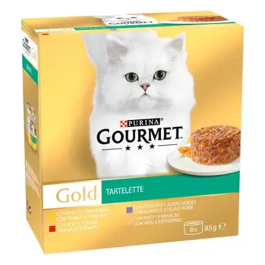 GOURMET Gold Tartelette - com Frango, com Vaca, com Borrego, com Peru