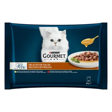 GOURMET Perle Delícias em Molho - Frango e Vaca