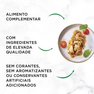 GOURMET Nature's Creations Frango, guarnecido com Espinafres e Tomate