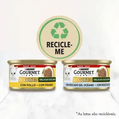 GOURMET GOLD Delícias Suculentas com Peixe do Oceano