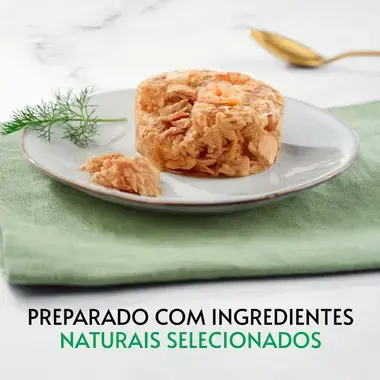GOURMET Nature's Creations Rico em Lascas de Atum com Gambas em Gelatina